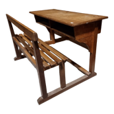 Bureau d'écolier double