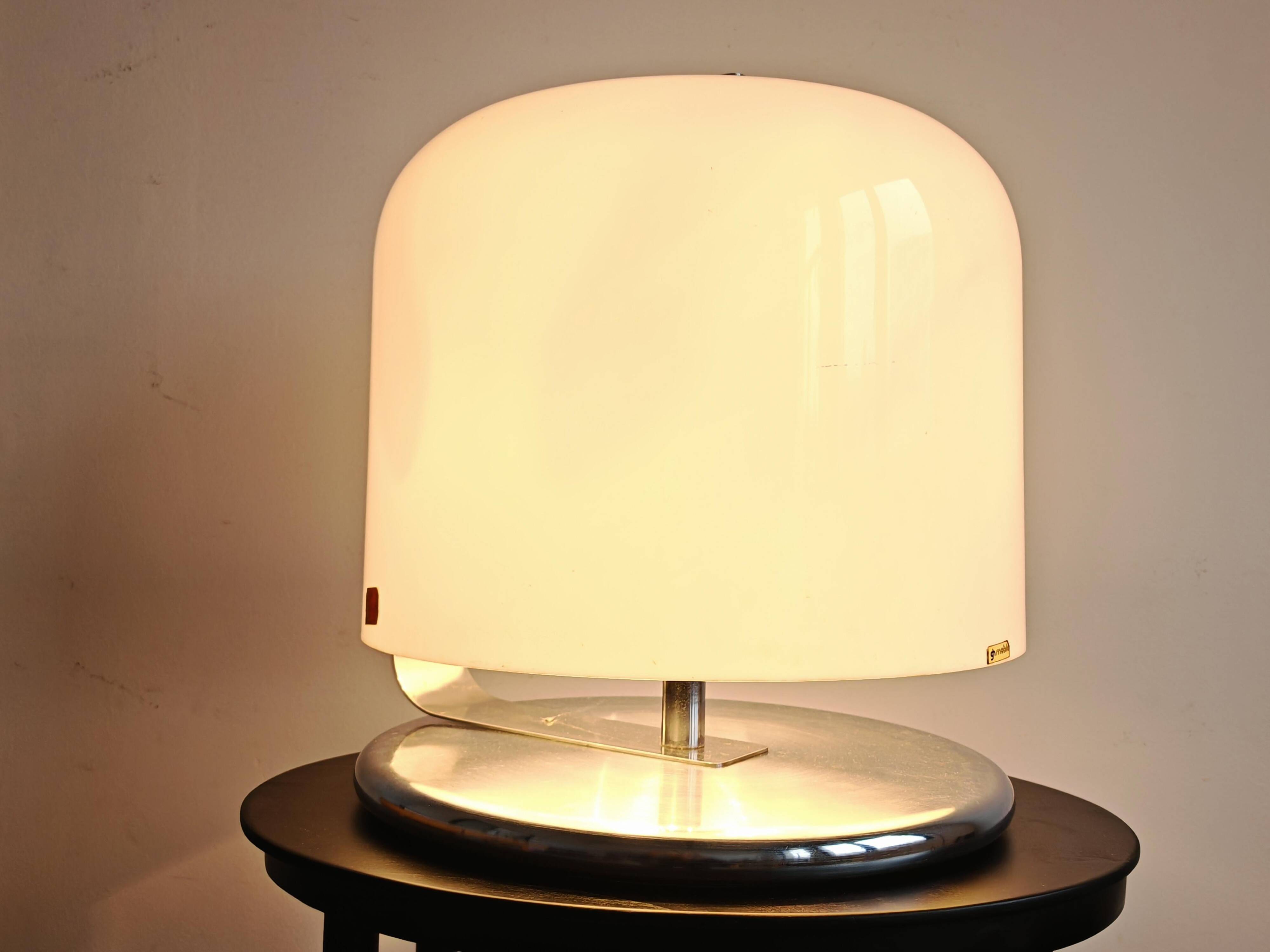Lampe de Table Space Age Minimaliste Alvise par Luigi Massoni pour Harvey Guzzini