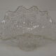 Vintage Crystal Glass Bowl,Glasswork Novy Bor,1950's.