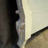 Old headboard 140 cm Louis XV style redesigned gustavian style