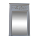 19th-century trumeau woodwork mirror 157x102cm