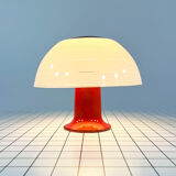 Orange mushroom table lamp, 1970
