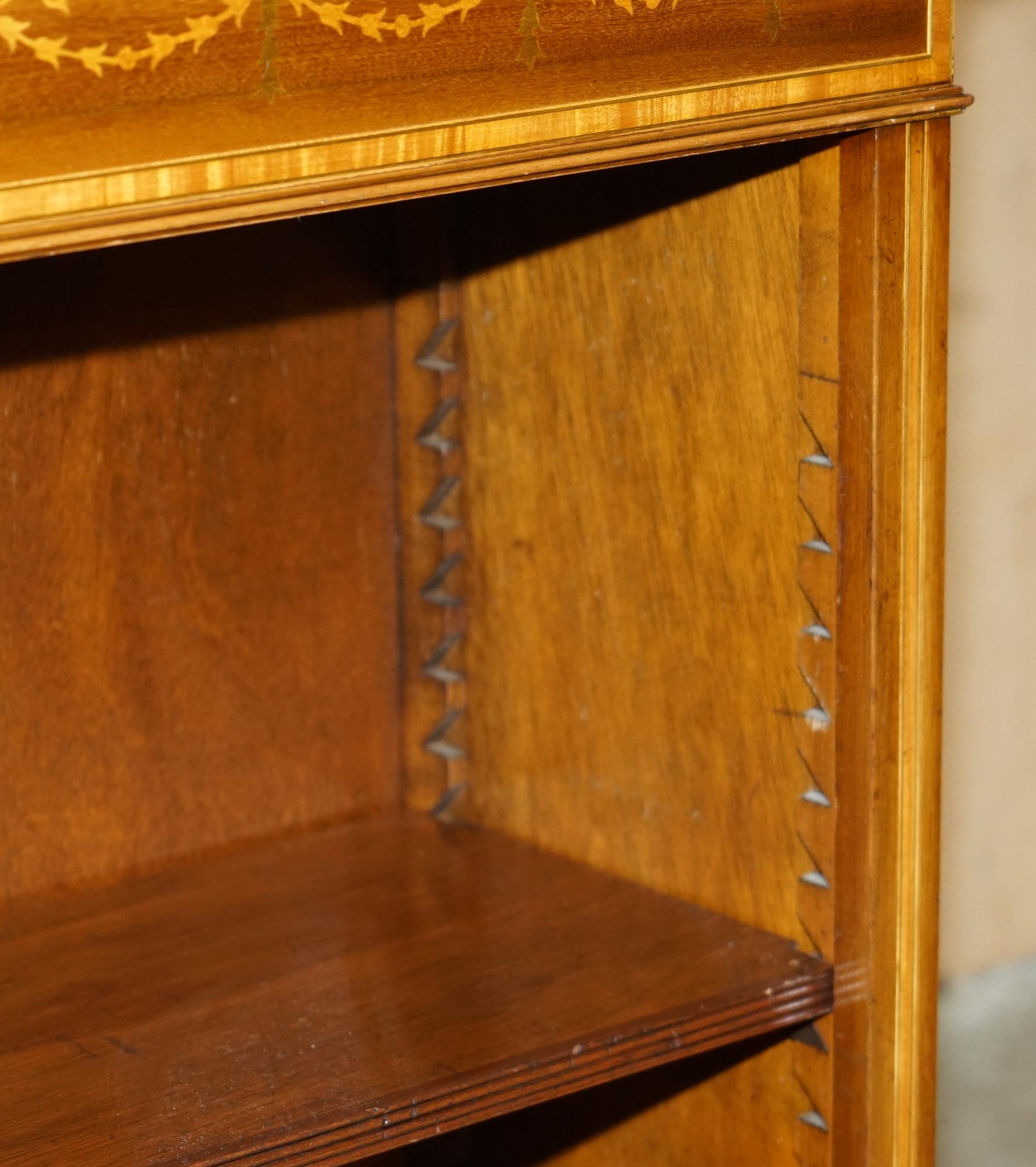 Open dwarf library Sheraton Revival Brights of Nettlebed