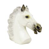 Large Classical Bust Parthenon Horse Greek Style Plaster 39cm
