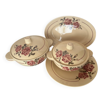 Set of 4 Badonviller Strasbourg dishes