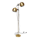 Golden metal floor lamp 70s
