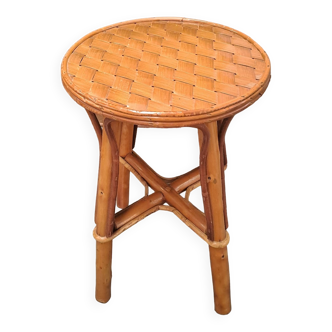 Tabouret en rotin