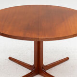 Round to oval danish dining table, Denmark, 1960’s
