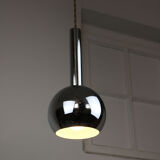 Vintage chrome pendant lamp