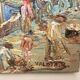 Oil painting on canvas House of the Infanta Saint Jean de Luz signed Valota