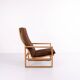 The Sled Chair - Model BM2254 - Oak - Brown cushions - Børge Mogensen - Fredericia Chair Factory
