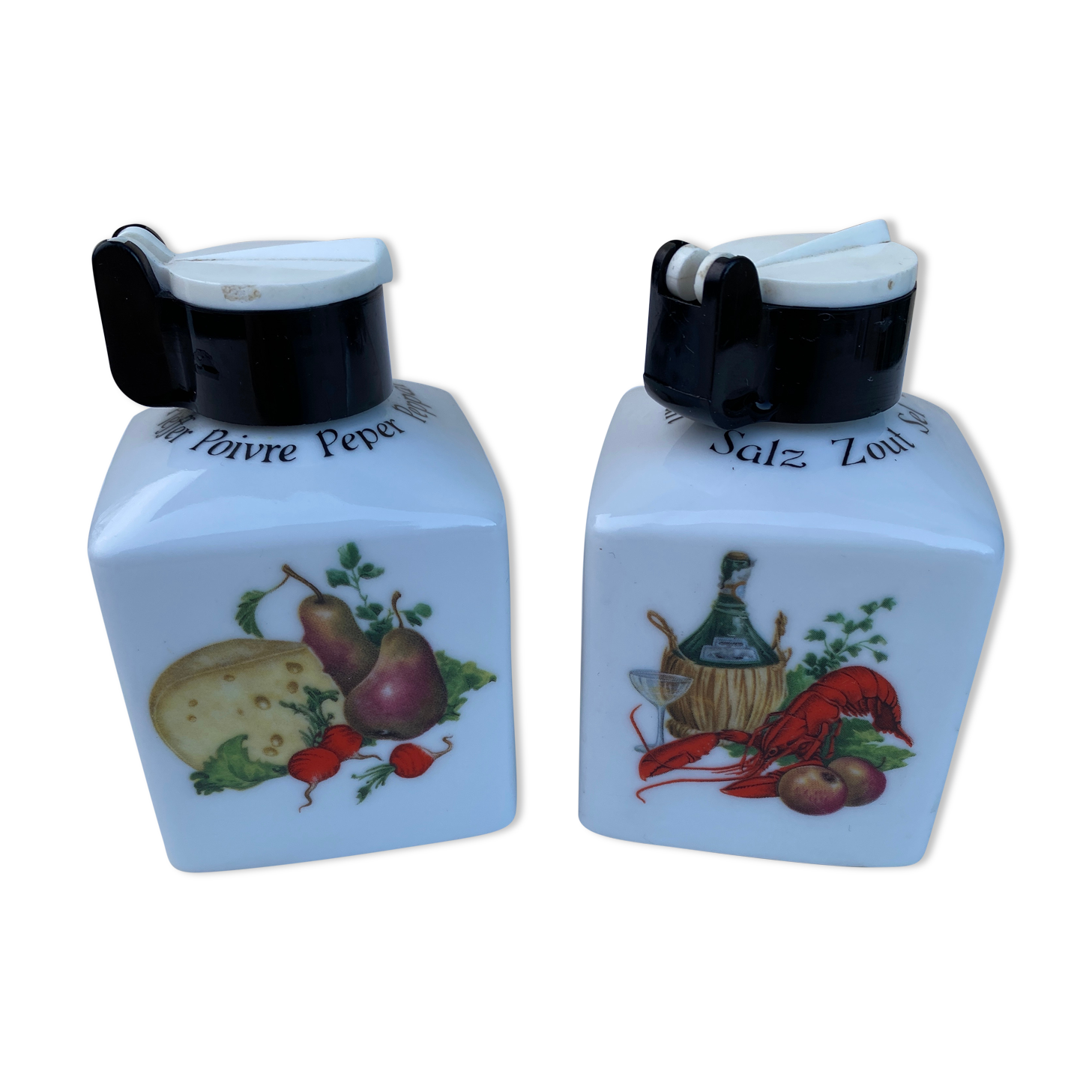 Vintage German porcelain spice pots