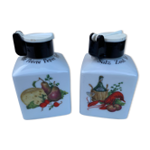 Vintage German porcelain spice pots