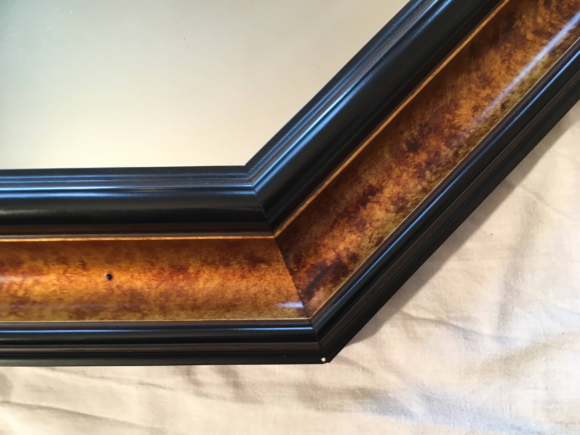 Vends miroir années 80