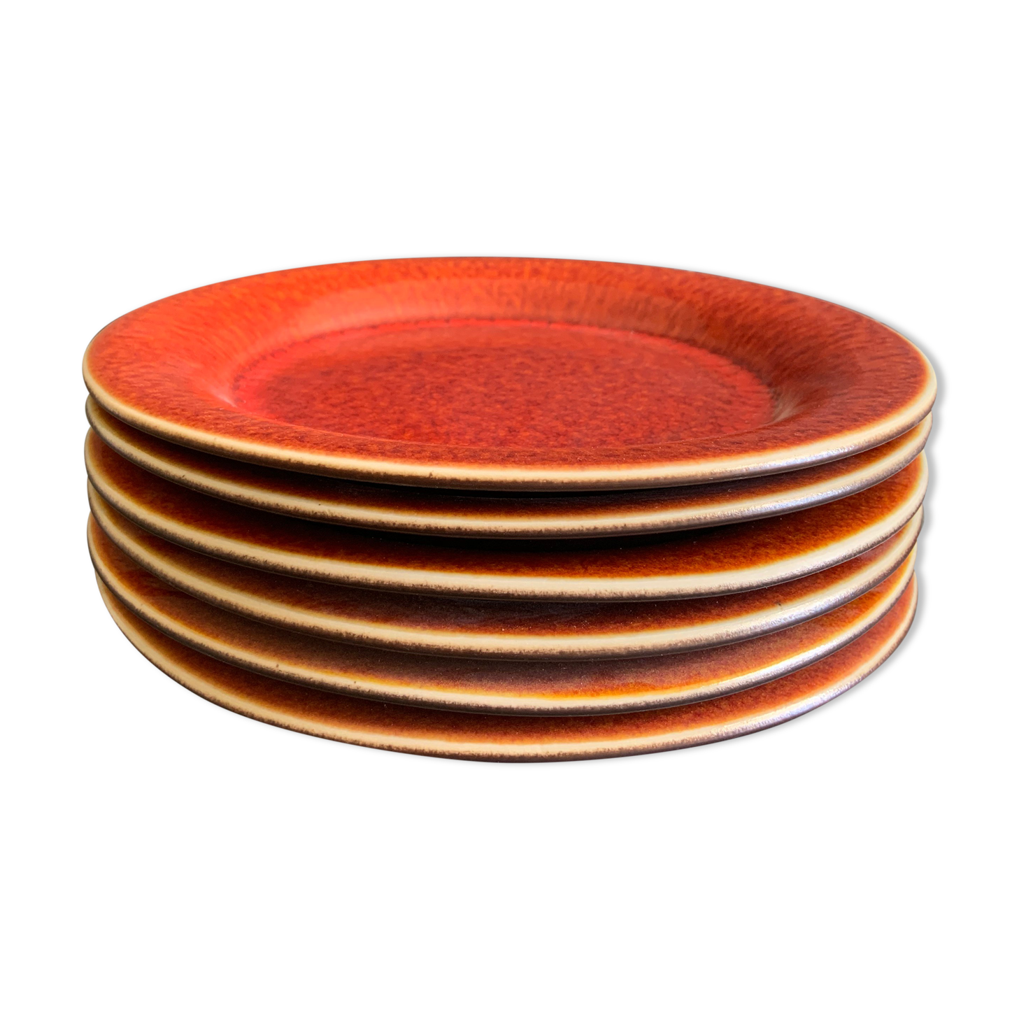 Dessert plate Jars Tange orange