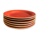 Dessert plate Jars Tange orange