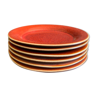 Dessert plate Jars Tange orange