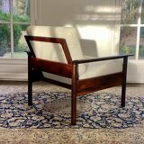 Fauteuil & Ottoman Hans Olsen – Vatne Møbler Danemark, 1960 Palissandre