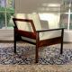 Fauteuil & Ottoman Hans Olsen – Vatne Møbler Danemark, 1960 Palissandre