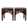 2 tables basses style asiatique