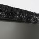Baroque black large oak fireplace mirror, France ca. 1850