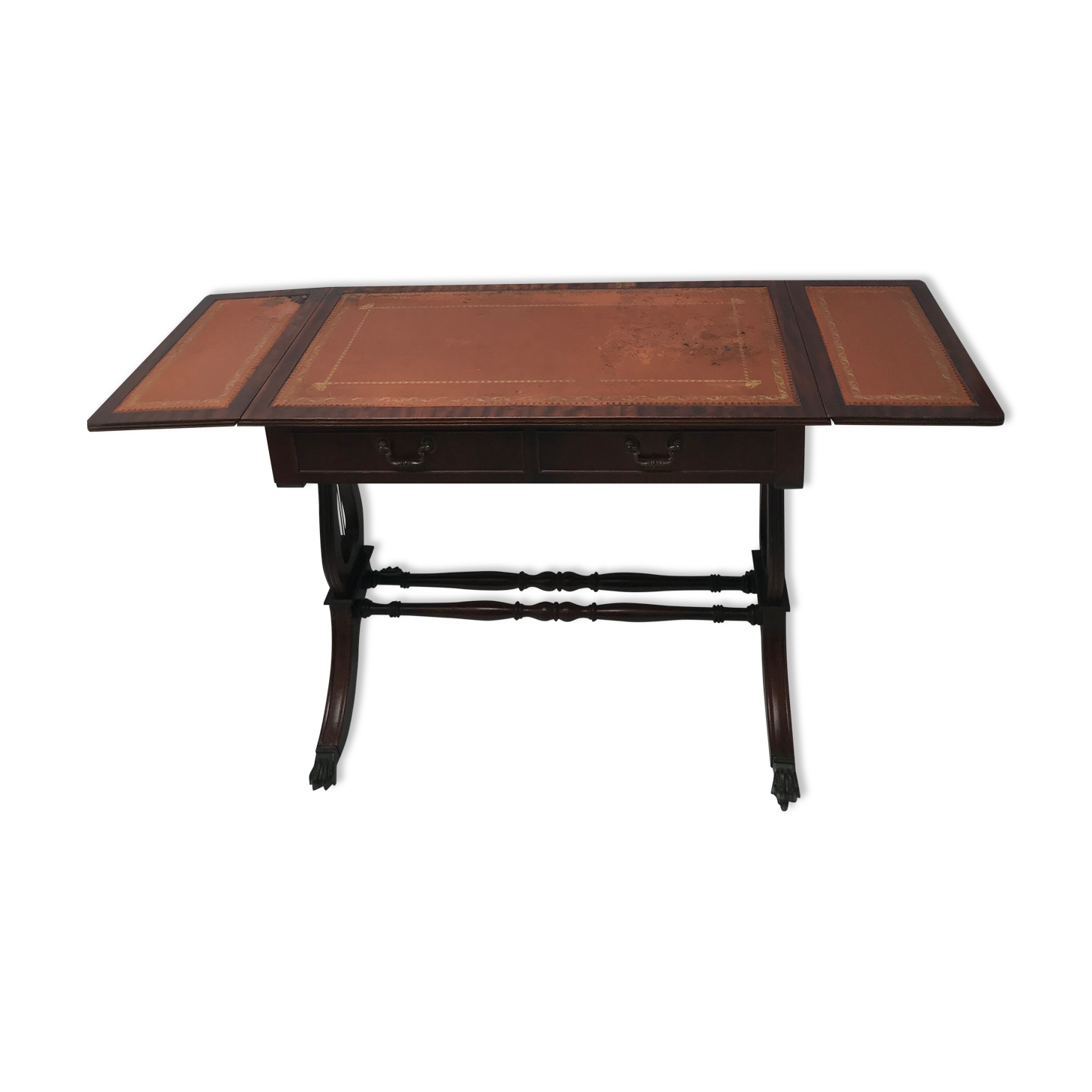 Wooden lyre english style desk