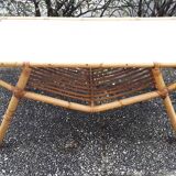 Rattan coffee table