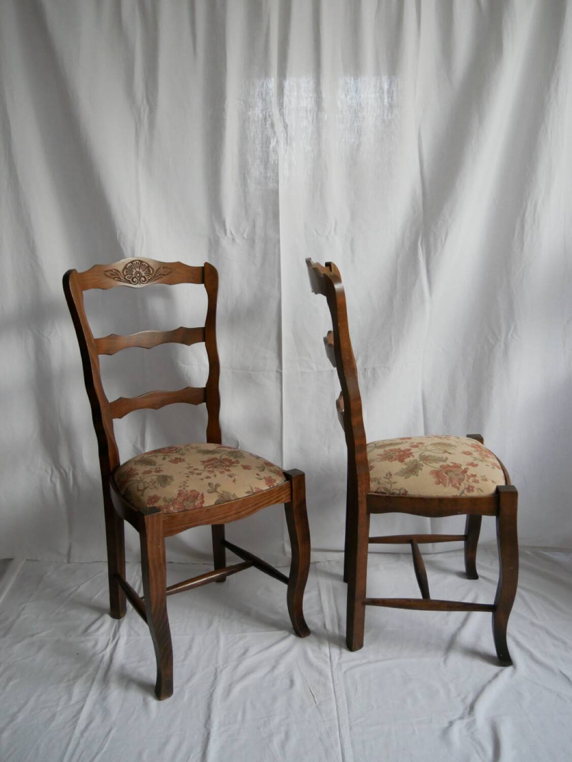 Two antique style Baumann chairs
