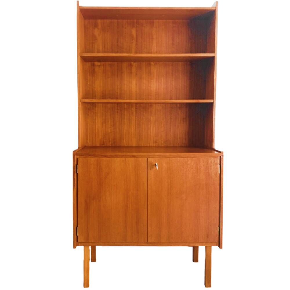 Vintage Danish Design Bookcase Wall Unit Retro Midcentury Teak