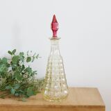 Antique faceted decanter