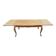 Large Louis XV dining table stripped in solid oak 1960 260cm