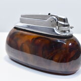 Ronson table lighter and its case