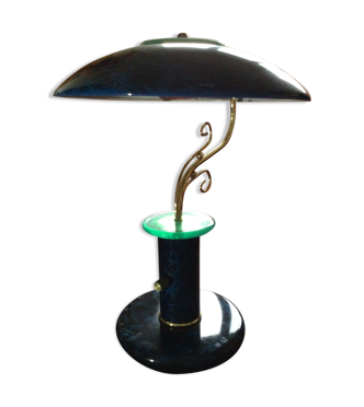 Lampe champignon vintage a poser bureau annees 80 Asibel Halogene variateur  | Selency