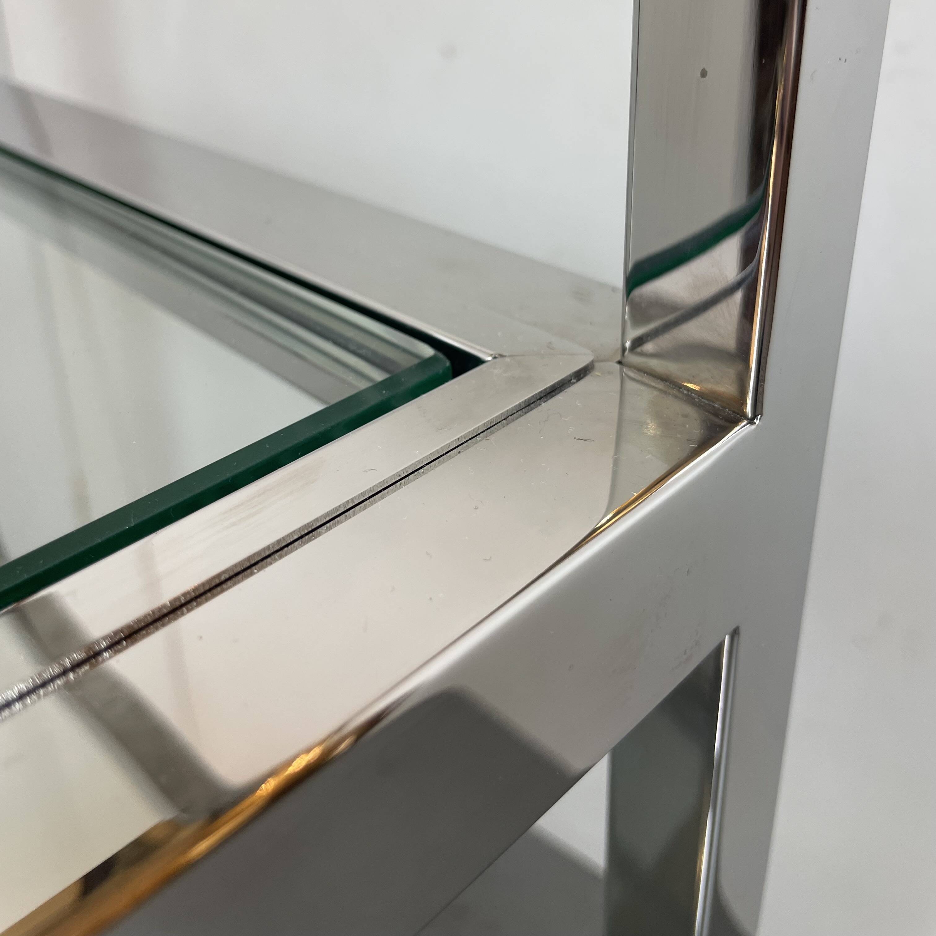 Side Table by Belgo Chrom Belgium, 1980s