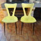 Pair of Gilac vintage 70s design chairs