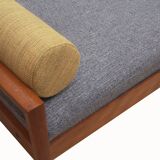 1960s Daybed / Recammiere in grey and yellow