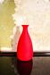 Red Murano glass vase by Carlo Moretti, Italy, 1960s