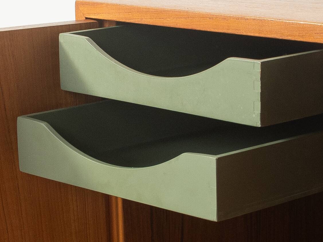 FM Møbler wall unit by Kai Kristiansen, 1960s, teak, restored