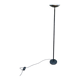 Lampadaire noir coupole vintage en acier