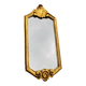 Antique gilded mirror.