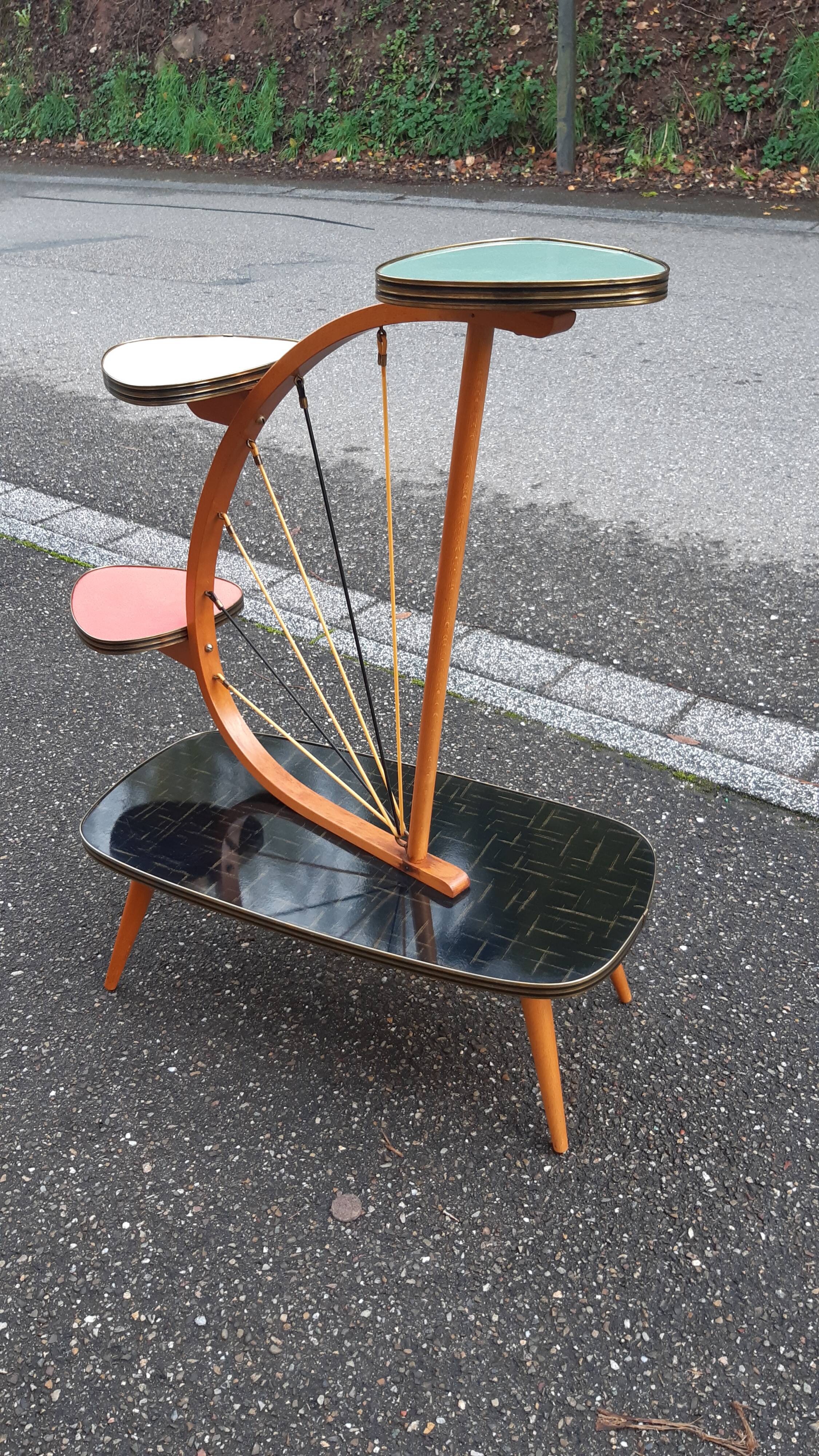 Stand plant holder formica vintage