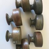 Lot cups or bowls by Jacques Lacheny vintage sandstone