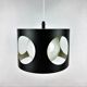 Vintage black metal suspension 1960