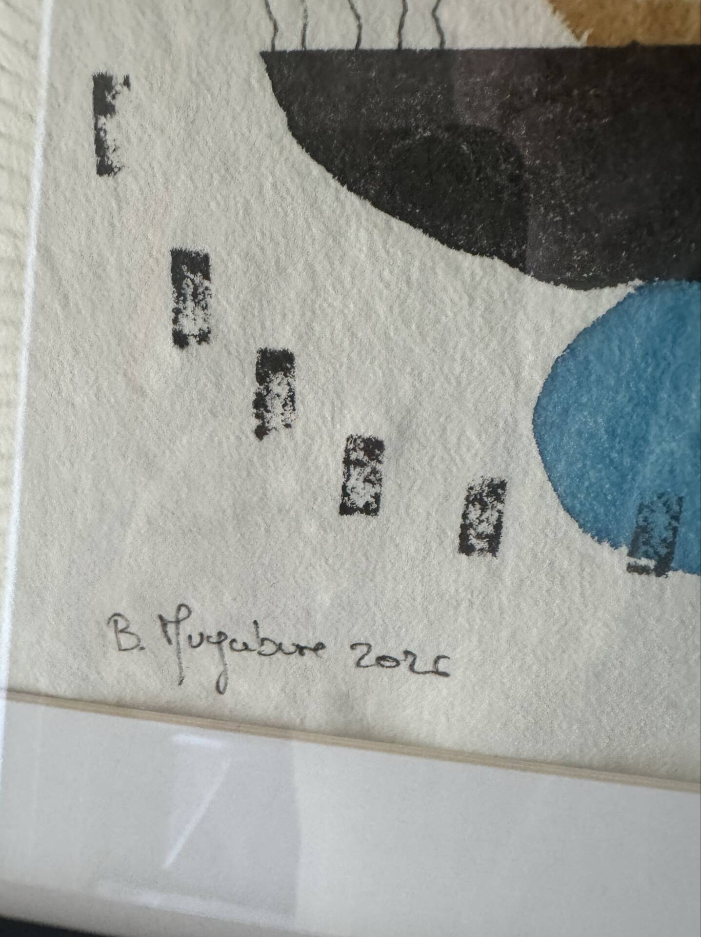 Dessin abstrait contemporain