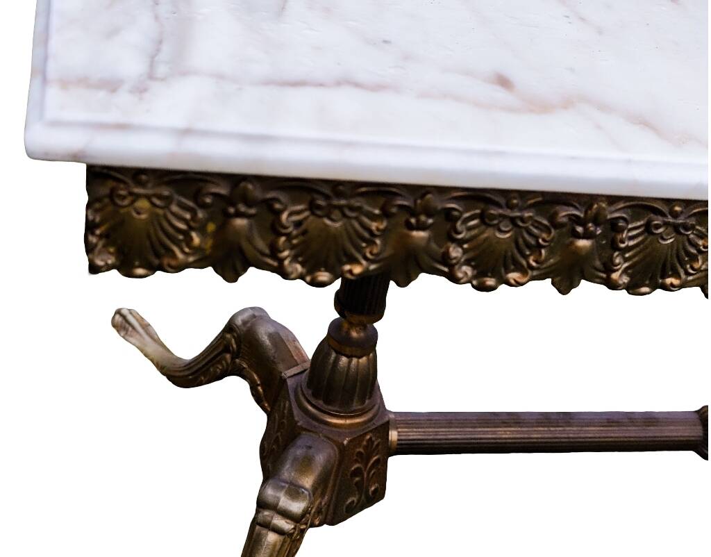 Grande table basse rectangulaire albâtre marbre