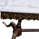 Grande table basse rectangulaire albâtre marbre