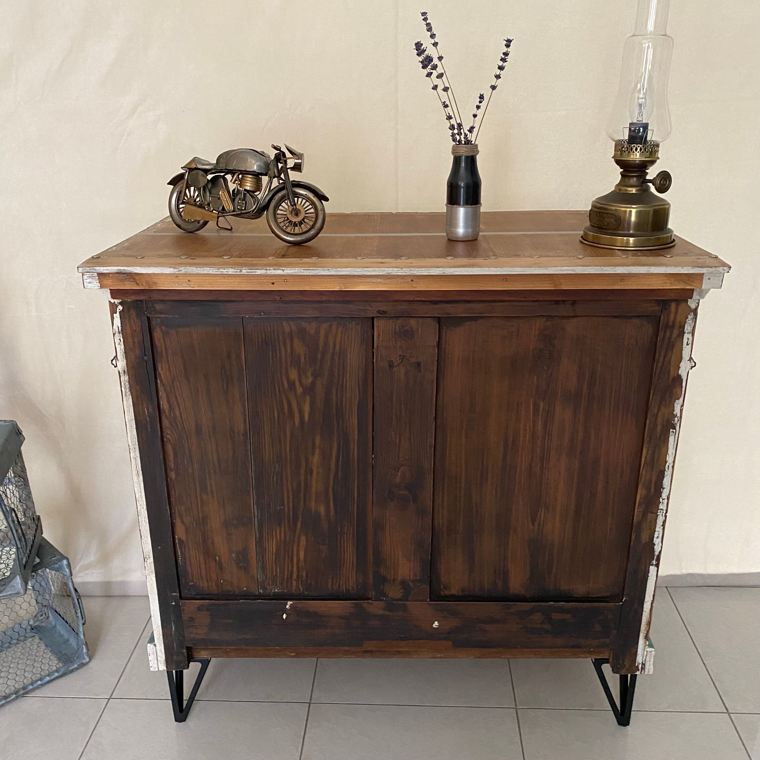 Buffet wood industrial style