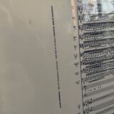 Rare framed lithograph of the score "Repons" by Pierre Boulez