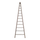 Old wooden fruit harvest market gardener's ladder - 3m65