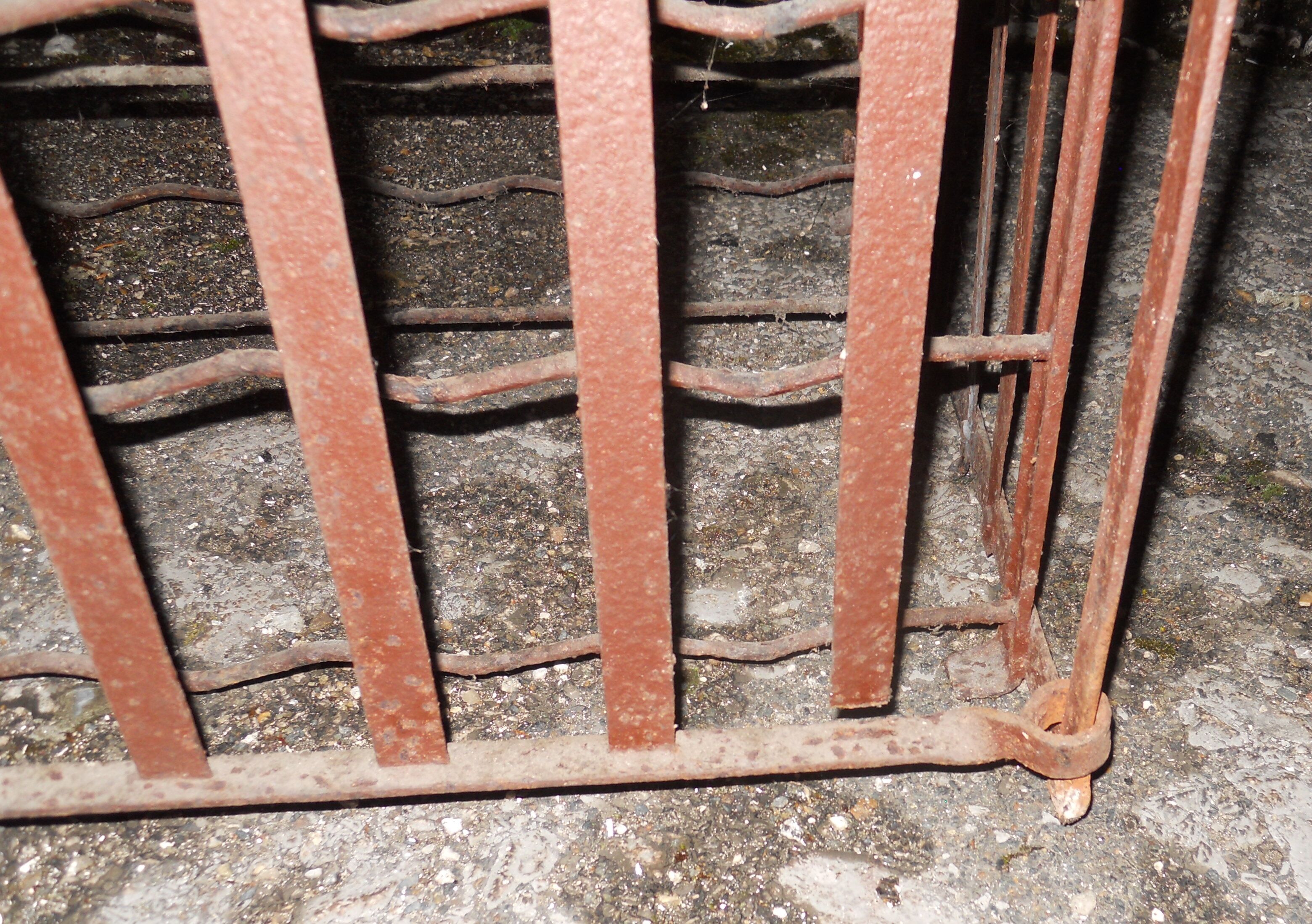 Metal wine cellar model cage